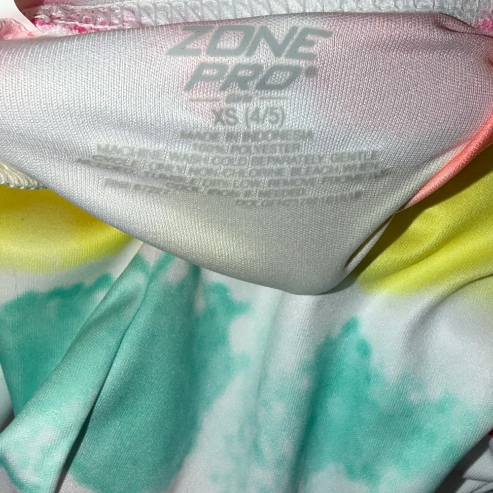 Zone Pro Pink and White‎ Heart Tank Top & Shorts LOVE XS 4/5
